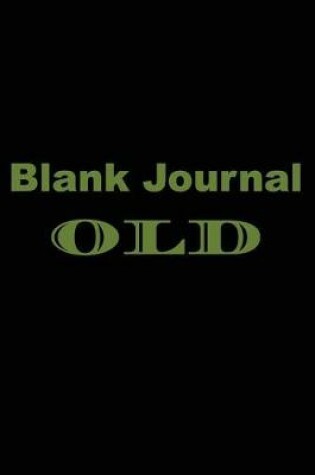 Cover of Blank Journal Old