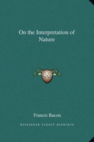 Cover of On the Interpretation of Nature