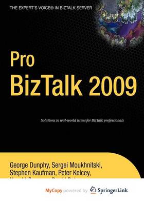 Book cover for Pro BizTalk 2009