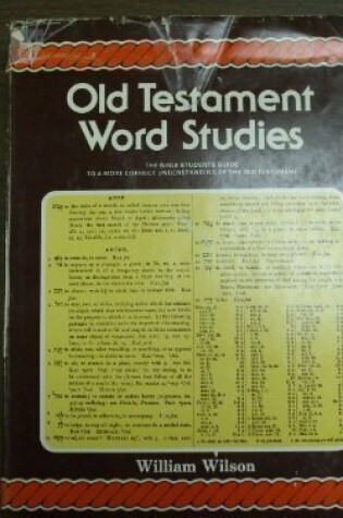Cover of Old Testament Word Studies