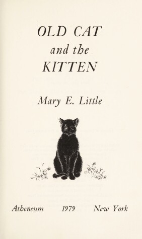 Book cover for Old Cat and the Kitten