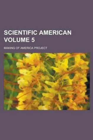 Cover of Scientific American Volume 5