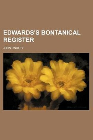 Cover of Edwards's Bontanical Register