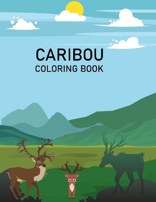 Book cover for Caribou Coloring Book