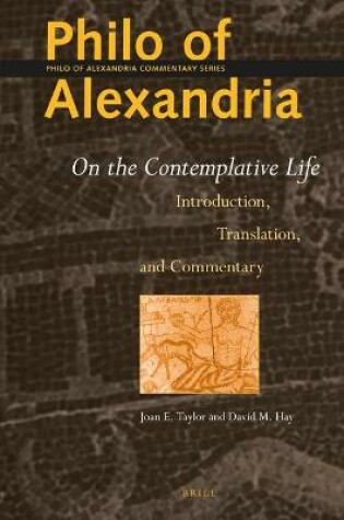 Cover of Philo of Alexandria: On the Contemplative Life