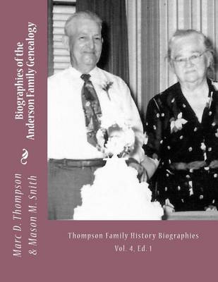 Cover of Narrative Biographies of the Anderson Family Genealogy