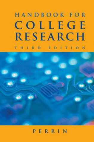 Cover of Handbook for College Research (with 2009 MLA Update Card)