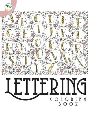 Book cover for Lettering Coloring Book