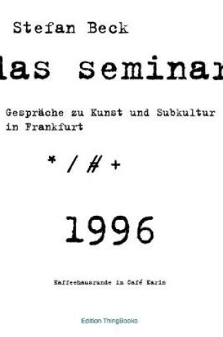 Cover of Das Seminar