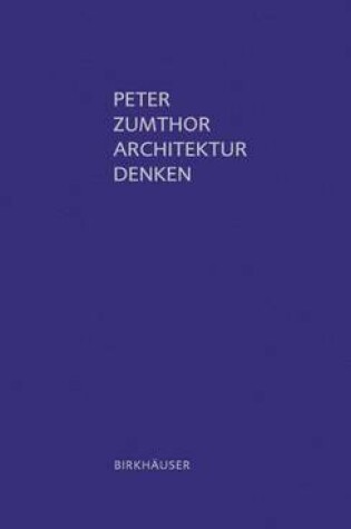 Cover of Architekur Denken