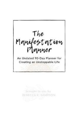 Book cover for The Manifestation Planner