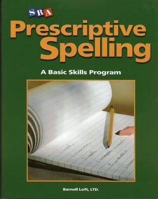 Cover of Prescriptive Spelling, Student Edition Book A