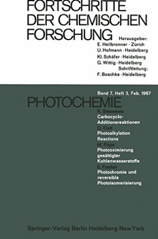 Cover of Photochemie