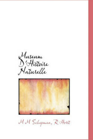 Cover of Museum D'Histoire Naturelle