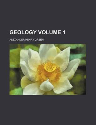 Book cover for Geology Volume 1