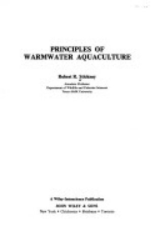 Cover of Principles of Warmwater Aquaculture