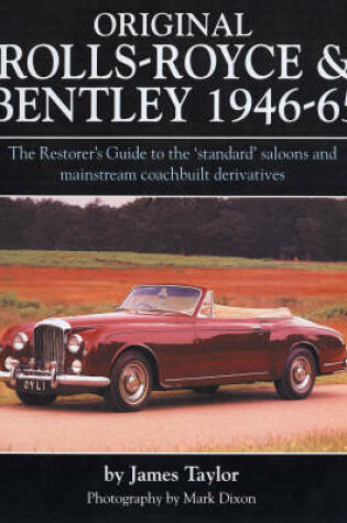 Cover of Original Rolls Royce and Bentley