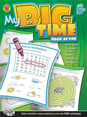 Book cover for My Big Time Book of Fun, Grades K - 2