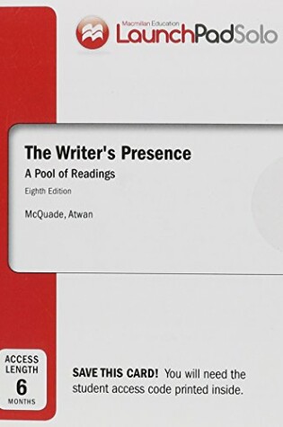 Cover of Launchpad Solo for the Writer's Presence (Six Month Access)