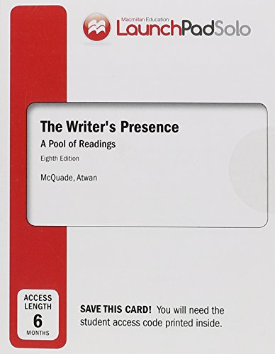 Book cover for Launchpad Solo for the Writer's Presence (Six Month Access)