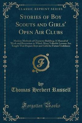 Book cover for Stories of Boy Scouts and Girls' Open Air Clubs