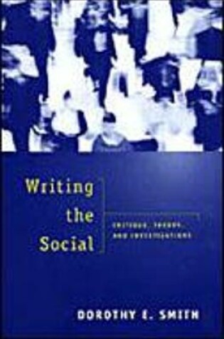 Cover of Writing the Social