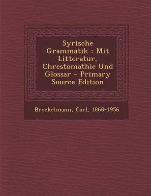 Book cover for Syrische Grammatik