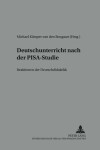 Book cover for Deutschunterricht Nach Der Pisa-Studie