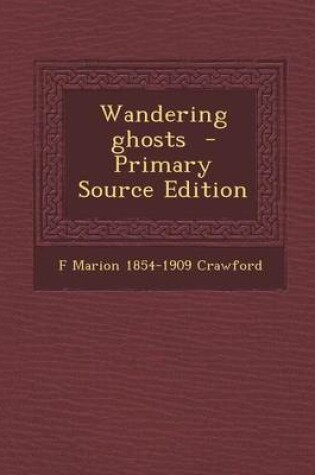 Cover of Wandering Ghosts