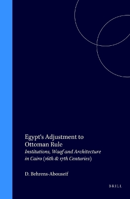 Book cover for Egypt's Adjustment to Ottoman Rule