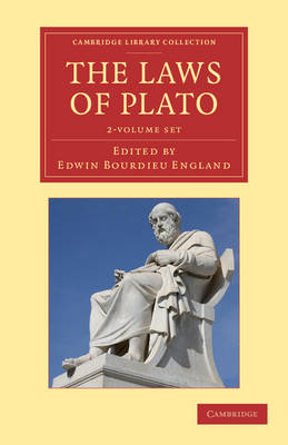 Book cover for The Laws of Plato 2 Volume Set