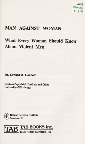 Book cover for Man Against Woman