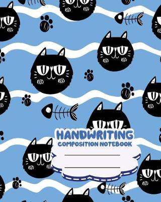 Book cover for Handwriting composition notebook, 8 x 10 inch 200 page,