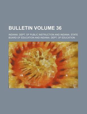 Book cover for Bulletin Volume 36