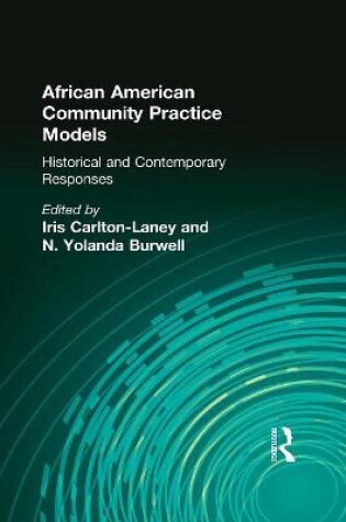 Cover of African American Community Practice Models: Historical and Contemporary Responses