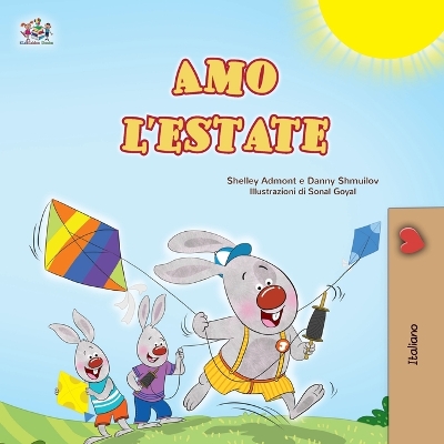 Book cover for I Love Summer (Italian Children's Book)