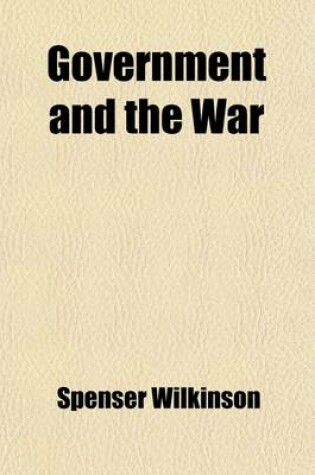 Cover of Government and the War