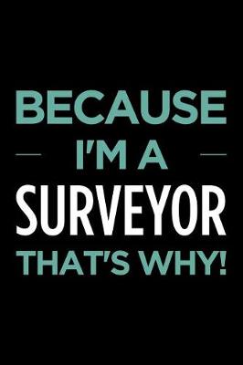 Book cover for Because I'm a Surveyor That's Why