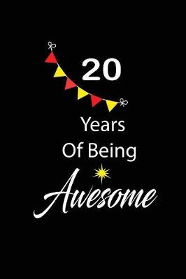 Book cover for 20 years of being awesome