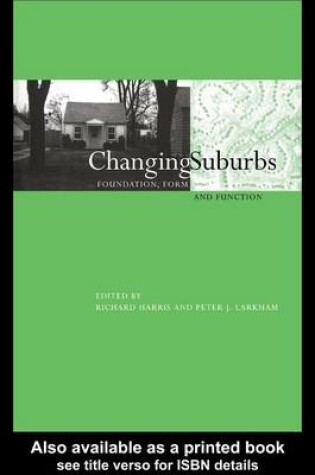 Cover of Changing Suburbs