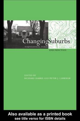 Book cover for Changing Suburbs