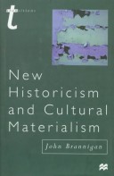 Cover of New Historicism and Cultural Materialism