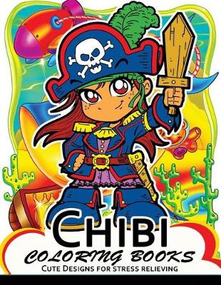 Book cover for Chibi Coloring Books