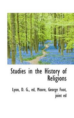 Book cover for Studies in the History of Religions