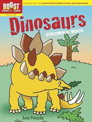 Book cover for Boost Dinosaurs Coloring Book