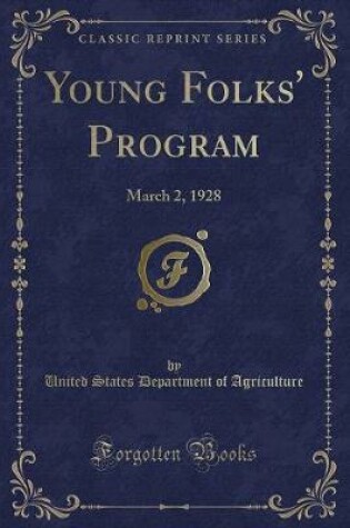 Cover of Young Folks' Program