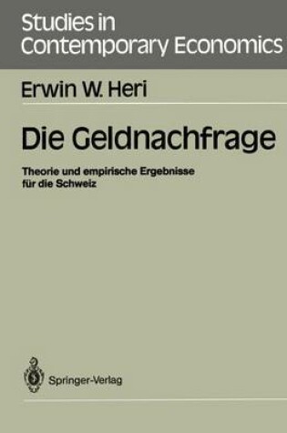 Cover of Die Geldnachfrage