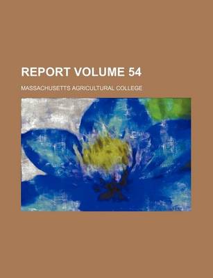 Book cover for Report Volume 54