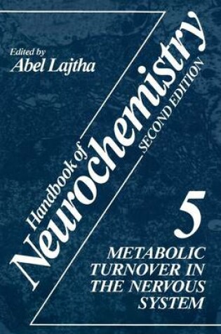 Cover of Handbook of Neurochemistry