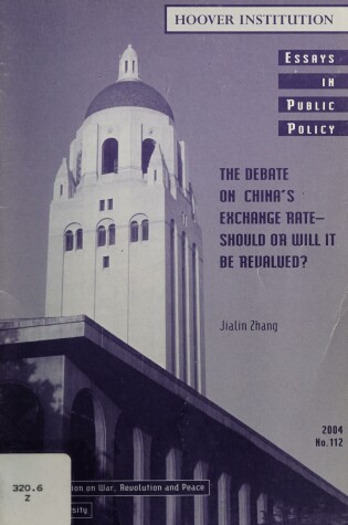 Cover of The Debate on China's Exchange Rate